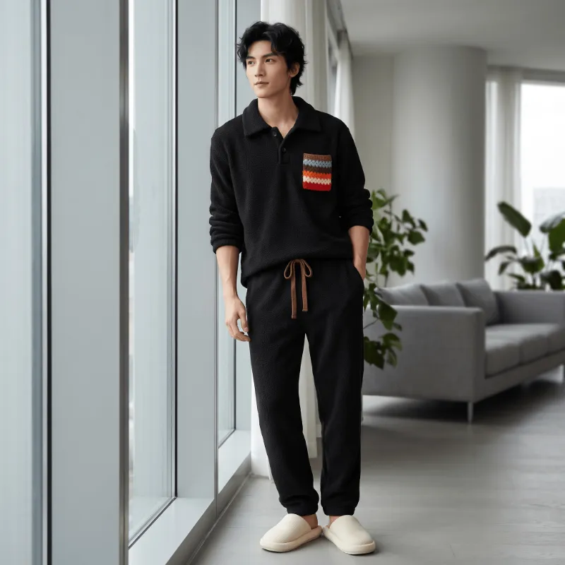 Piyama Fleece kanggo Pria