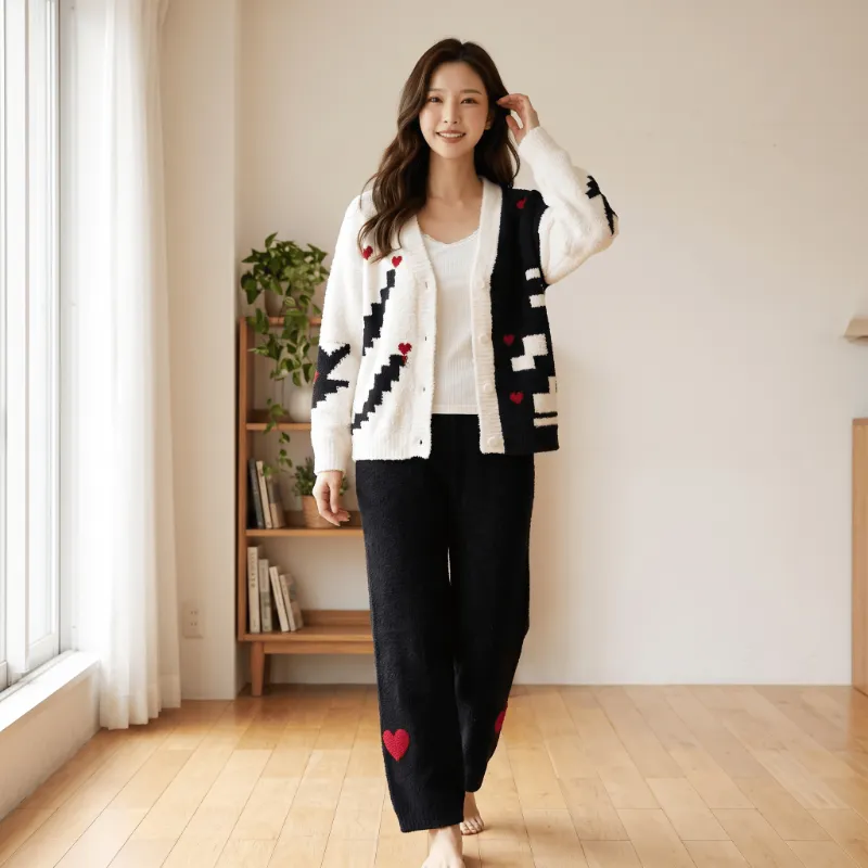 Piyama Fleece kanggo Wanita
