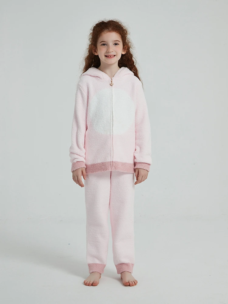 Girls Autumn lan Winter Fleece Piyama Girls Autumn lan Winter Fleece Piyama