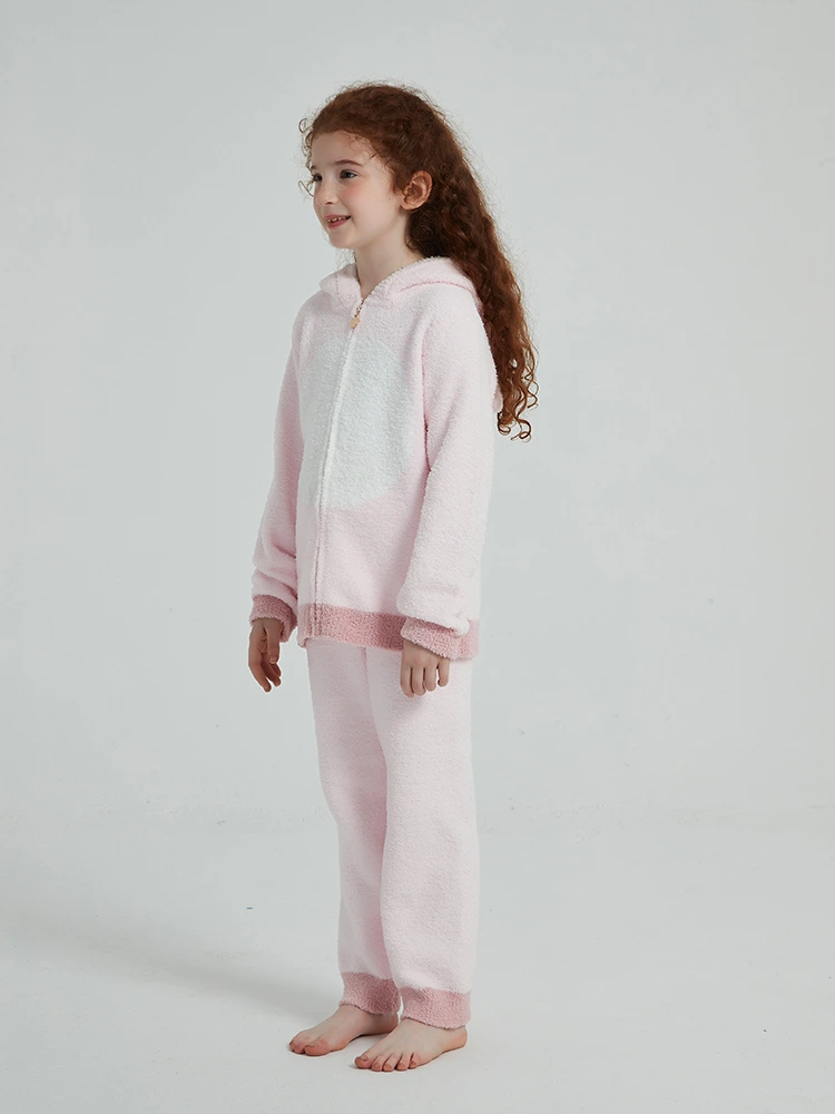 Girls Autumn lan Winter Fleece Piyama