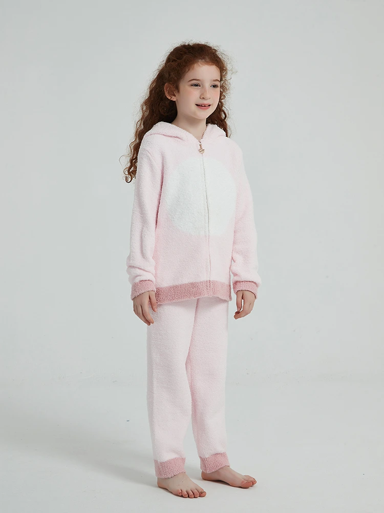 Girls Autumn lan Winter Fleece Piyama