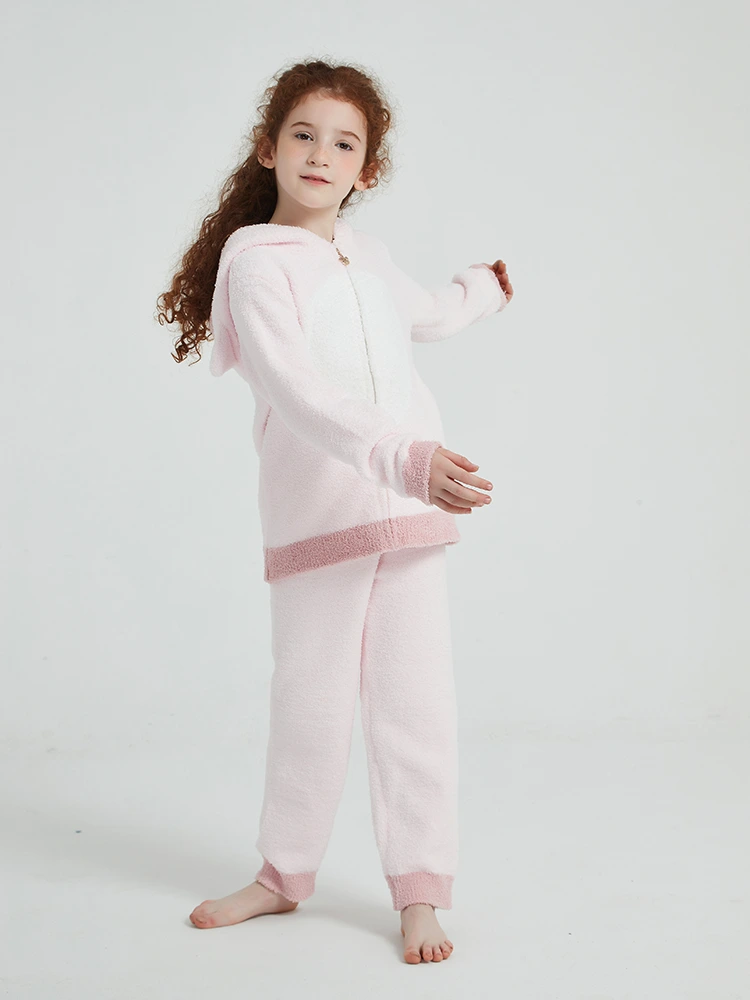 Girls Autumn lan Winter Fleece Piyama