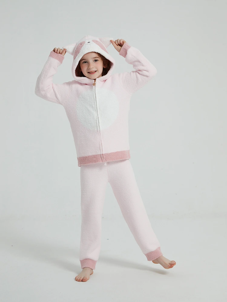 Girls Autumn lan Winter Fleece Piyama