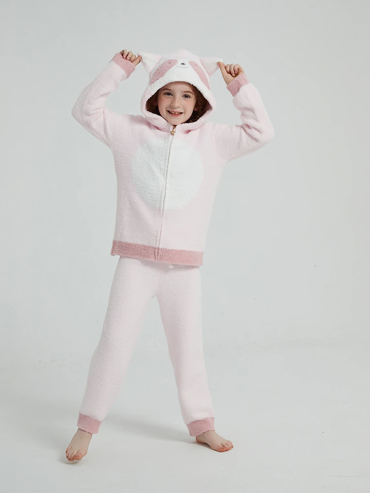 Girls Autumn lan Winter Fleece Piyama